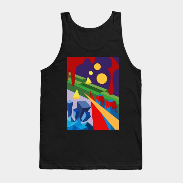 World of geometry Tank Top by Johka